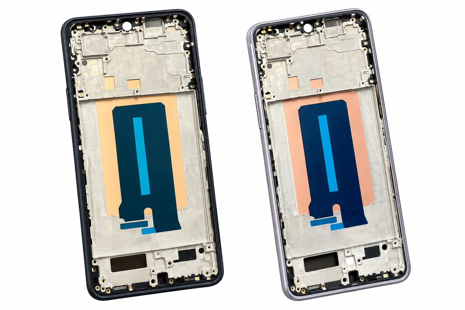 Compatible Replacement for POCO X6 Pro 5G Middle Frame – Black & Grey